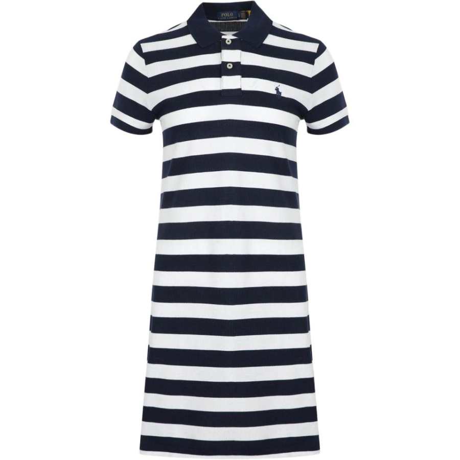 Polo Ralph Lauren SS25 Short Sleeved Dress Women's Navy Blue