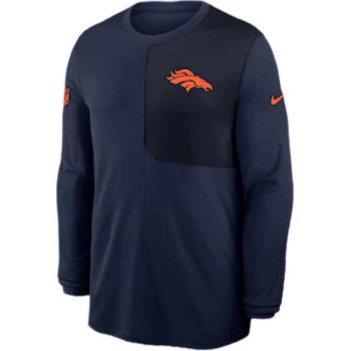 Nike Nike Denver Broncos Sideline Coach Men's Nike Dri-FIT Nfl Long-Sleeve Top