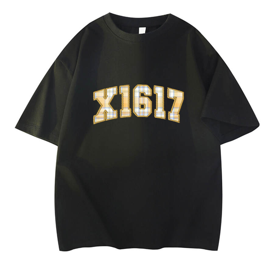 X1617 T Shirts Unisex Crew Neck Moderate Heavyweight