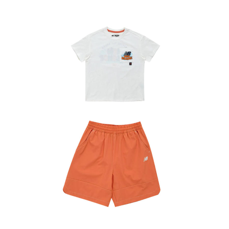 New Balance New Balance Casual Sportswear SS25 2 Piece Set Children Aged 3 7 Years Old