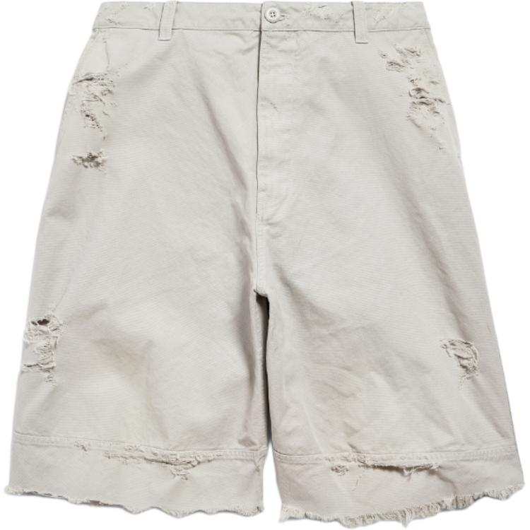 Balenciaga Distressed Workwear Shorts