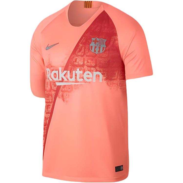 Nike Nike Barcelona Soccer Jersey Fan Edition Unisex Orange Red