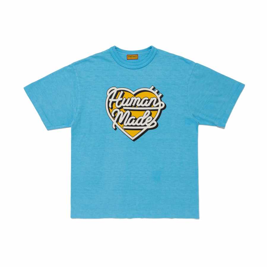 Human Made Heart-Print Crewneck T-Shirt