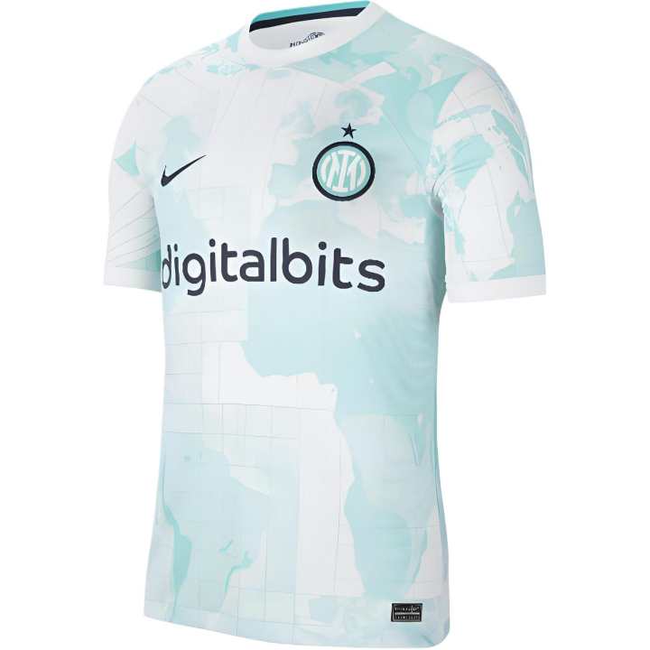 Nike Nike International Beige Blue Soccer Jersey Men's