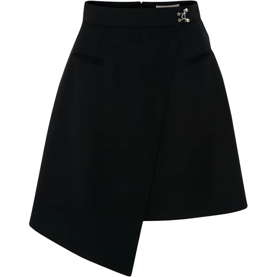 Alexander McQueen FW22 Casual Short Skirts Women's Black