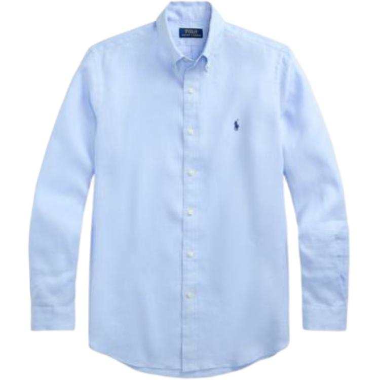 Polo Ralph Lauren Long Sleeve Piece Dye Linen Sport V1 Shirt