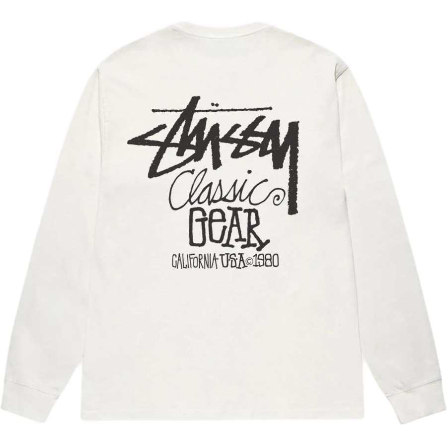 Stussy Classic Gear L/S Pigment Dyed Tee