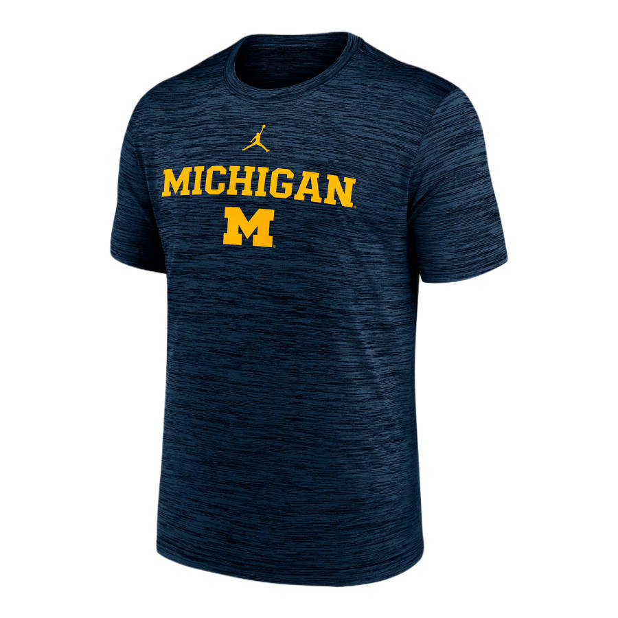 Jordan Jordan Michigan Sideline Velocity Men's Jordan Brand Dri-FIT College T-Shirt