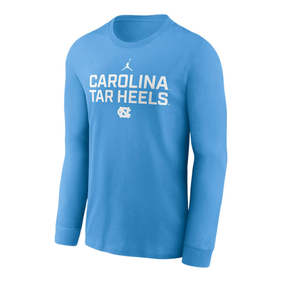 Jordan Jordan North Carolina Sideline Men's Jordan Brand Dri-FIT College Long-Sleeve T-Shirt