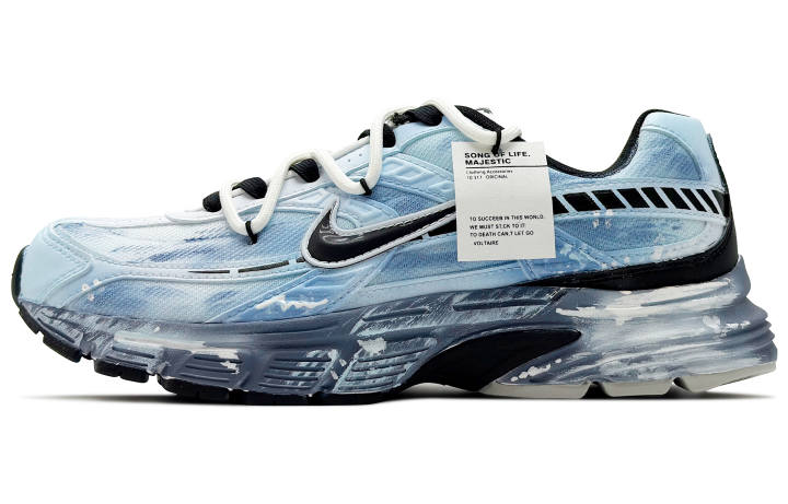 Nike Nike Initiator Low top Casual City Commuting Running Shoes Men's Black White Blue