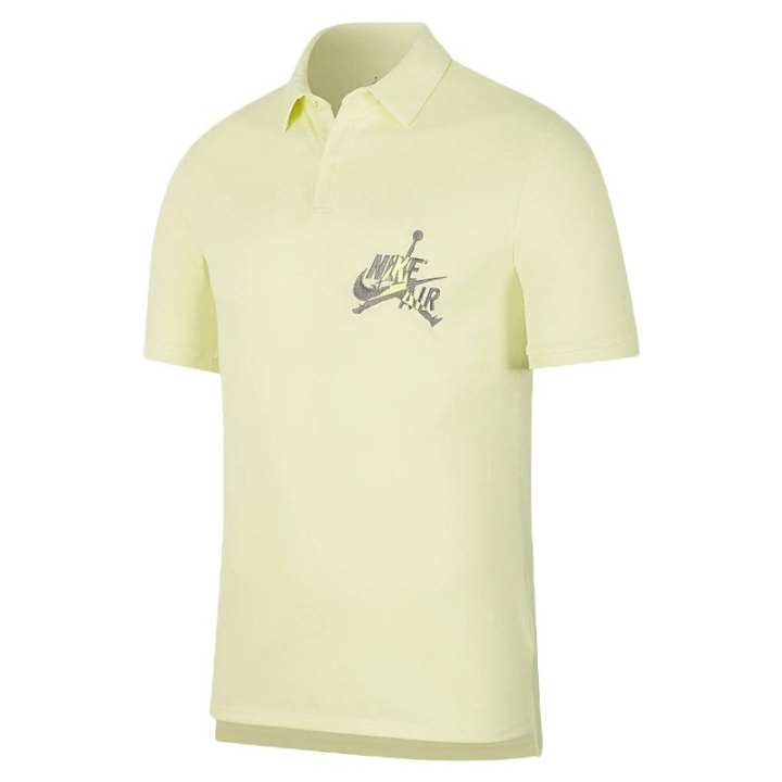 Jordan Jordan Polo Shirts Men's Yellow Green Polo Collar Moderate
