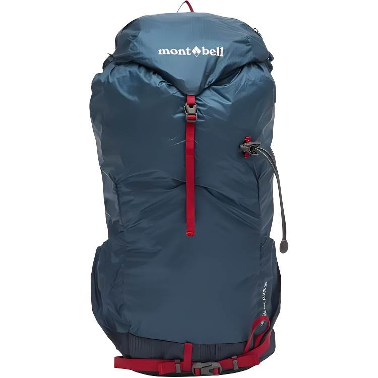 MONTBELL 20L Mountaineering Bag Backpack Outdoor Bag Nylon Blue Black Unisex