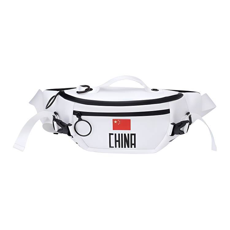 Anta Pu Crossbody Bag, Fanny Pack Unisex White