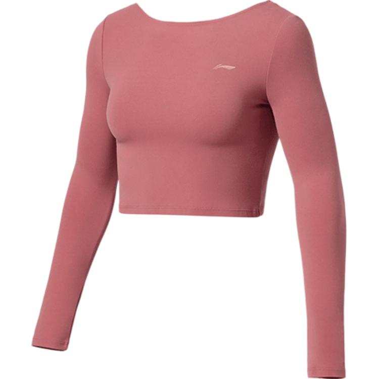 Li-Ning Li Ning Fitness Series Workout Clothing Women's Withered Rose Red