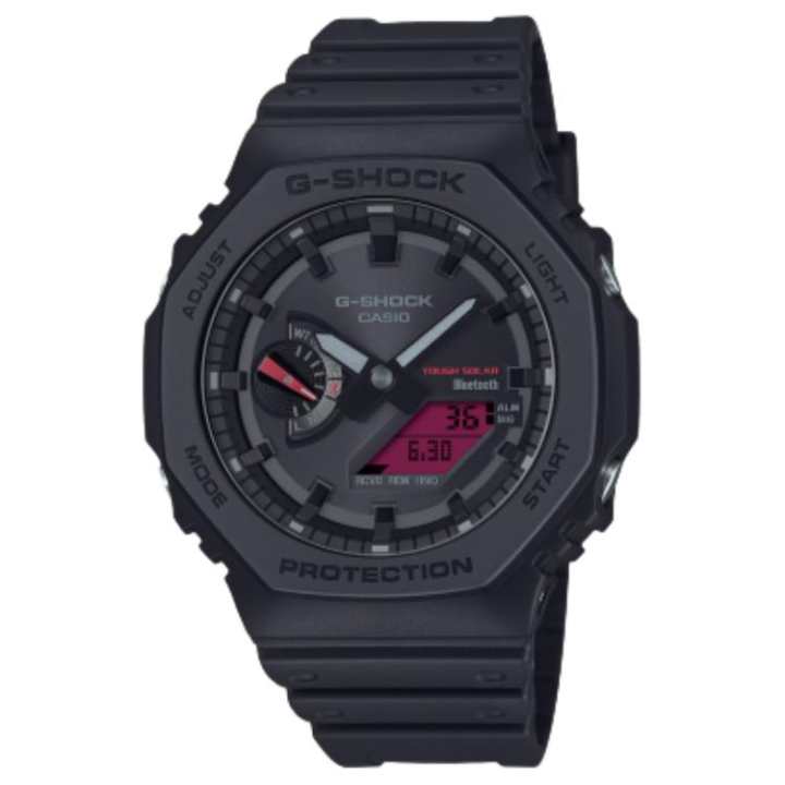 CASIO CASIO G SHOCK Farmhouse Oak Quartz Movement Resin Strap Watch Men's Watches Black Dial