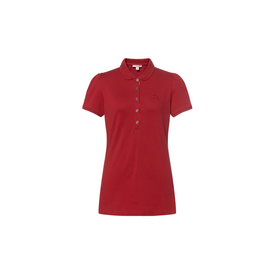 Burberry Polo Shirts Women's Red Moderate Other