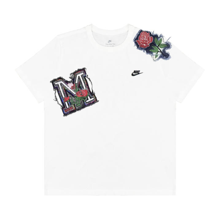 Nike Nike T Shirts Unisex White Crew Neck Moderate Straight Fit