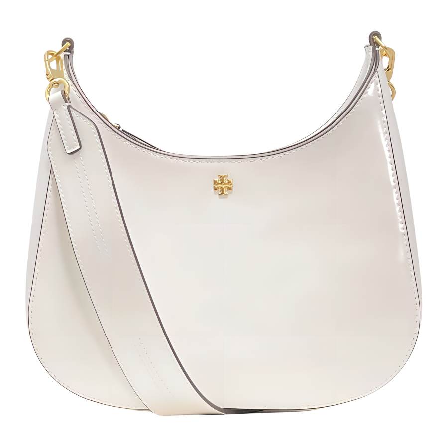 TORY BURCH Emerson Cow Leather Crossbody Bag, Shoulder Bag Women's White