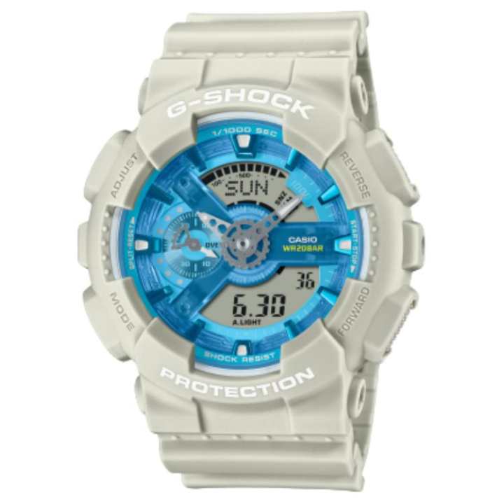 CASIO CASIO 110 Collection Quartz Movement Resin Strap Watch Men's Watches Blue Dial