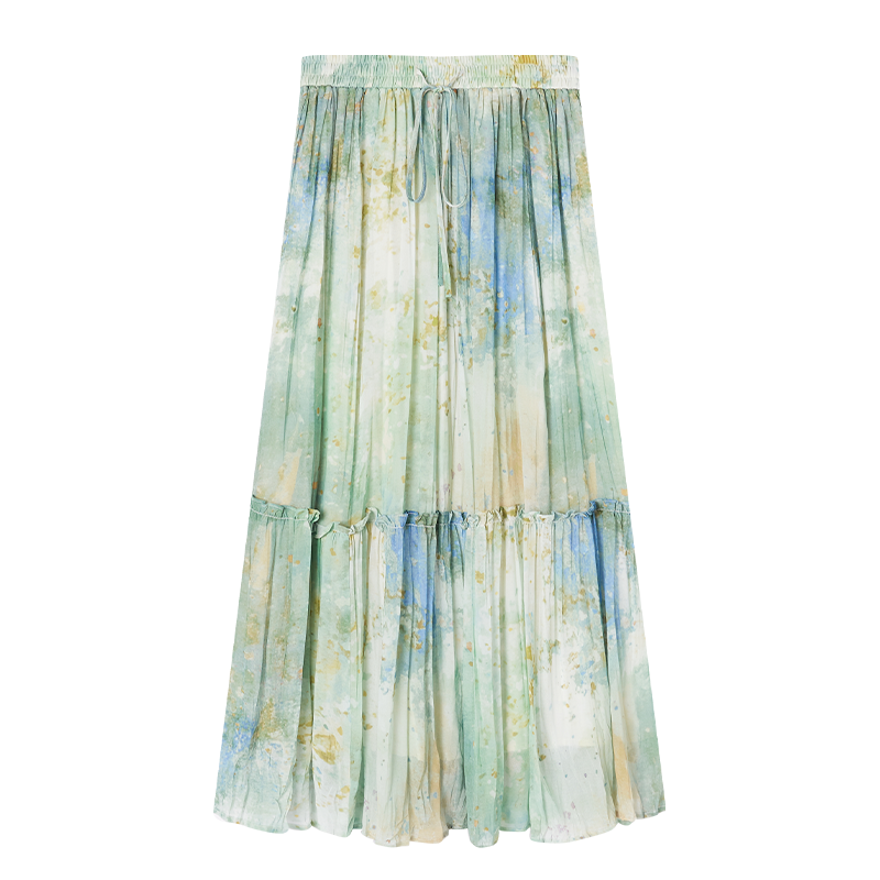 XIANGYING Casual Long Skirt Women's