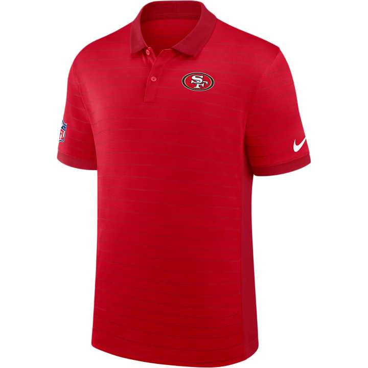 Nike Nike San Francisco 49ers Sideline Victory Stripe Men's Nike Dri-FIT Nfl Polo