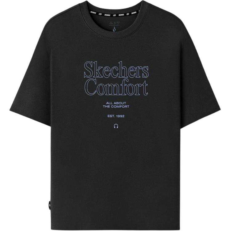 Skechers T Shirts Men's L325M005 0018 Crew Neck Moderate