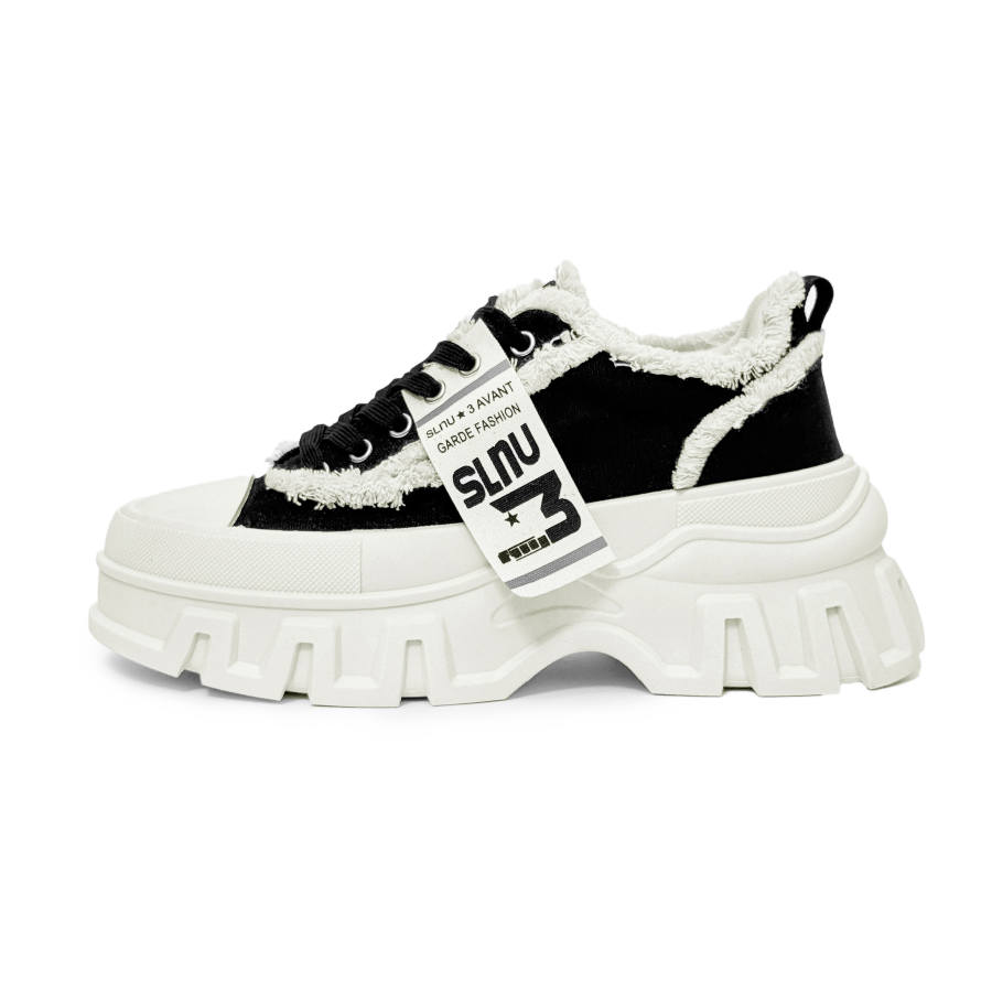 SLnU★3 Abrasion Resistant Support Height Increasing Low top Casual Shoes Unisex