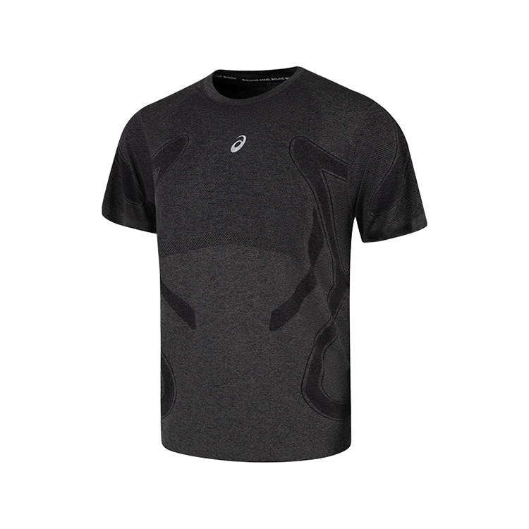 ASICS ASICS T Shirts Men's Black Crew Neck Moderate