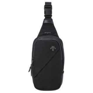 DESCENTE Nylon Sling Bag Unisex Black