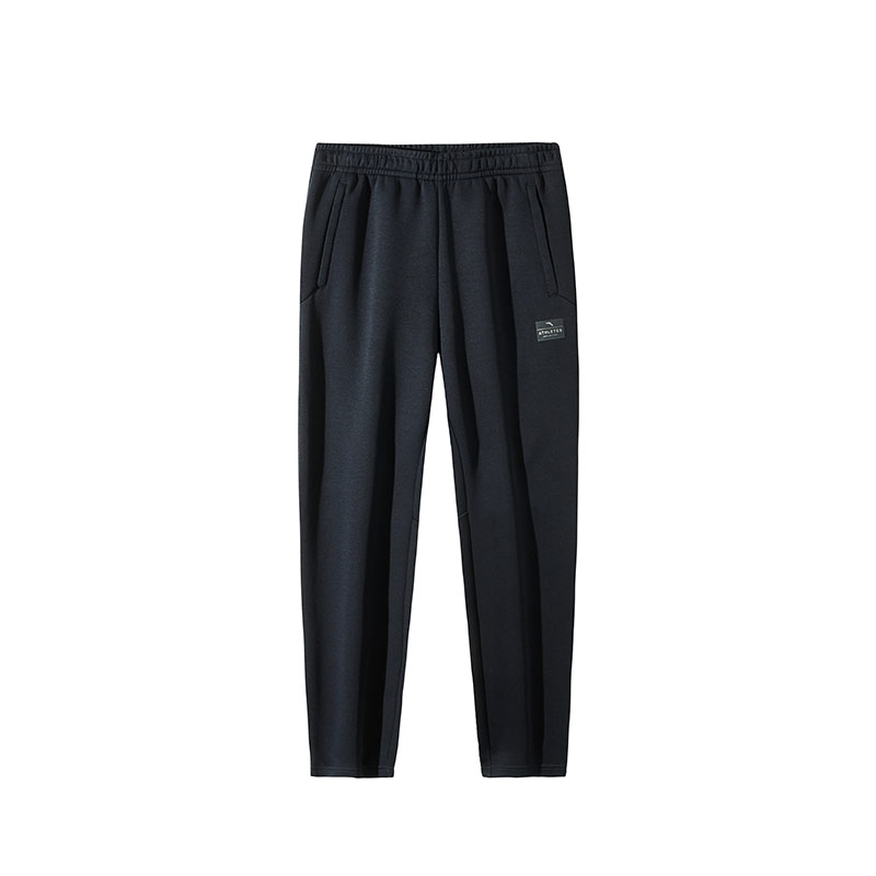 Anta Variety Training Collection Minimalist Style Versatile Comfortable Casual Straight Fit Fleece Lined Thermal