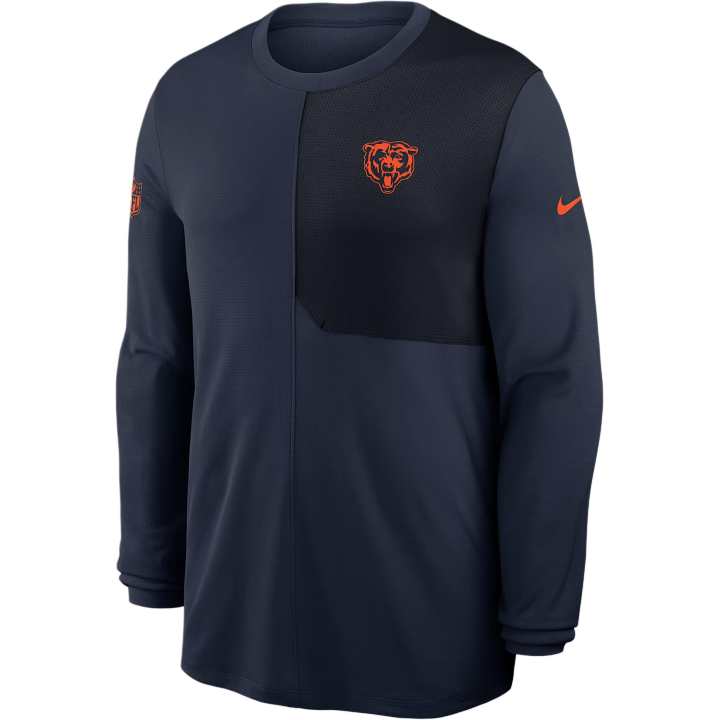 Nike Nike Chicago Bears Sideline Coach Men's Nike Dri-FIT Nfl Long-Sleeve Top