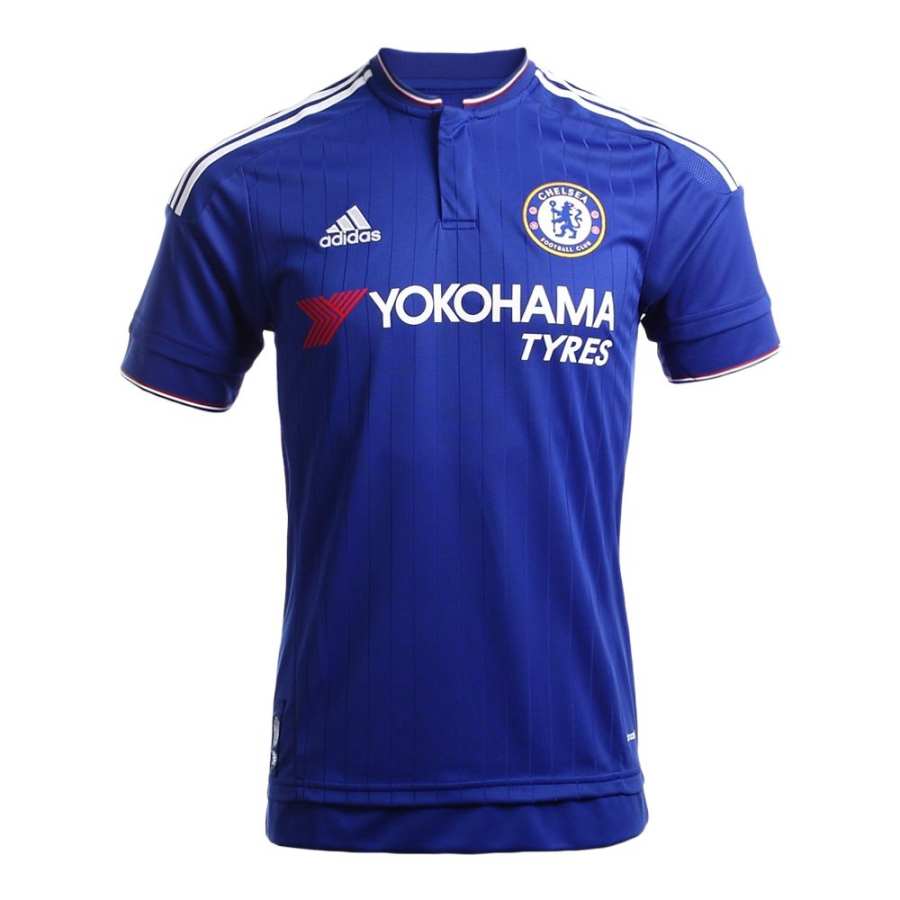 Adidas Adidas CFC T Shirts Men's Blue Stand Collar Moderate