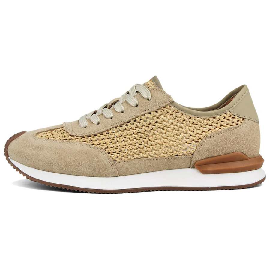 ZUOZHE Cushioning Lightweight Breathable Cushioning Lightweight Breathable Low top Casual Shoes Men's Khaki