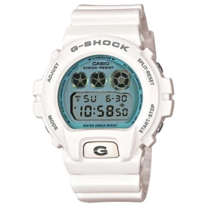 CASIO CASIO G Shock 200m Waterproof Quartz Movement Resin Strap Watch Men's Watches Blue Dial
