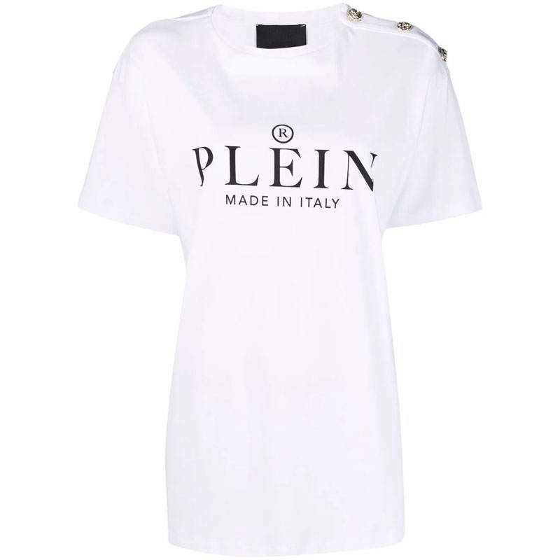 PHILIPP PLEIN 【Previous Season】logo-print short-sleeved T-shirt