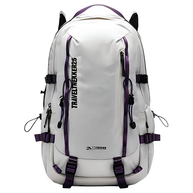 ANTA Anta Hundred Rivers Polyester Backpack Regular Unisex Tone Gray