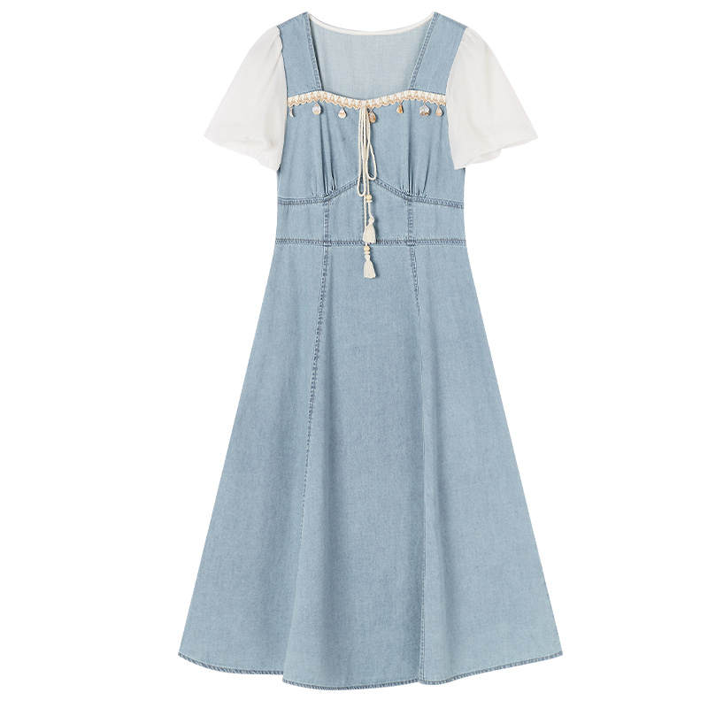 XIANGYING Short Sleeved Dress Women's