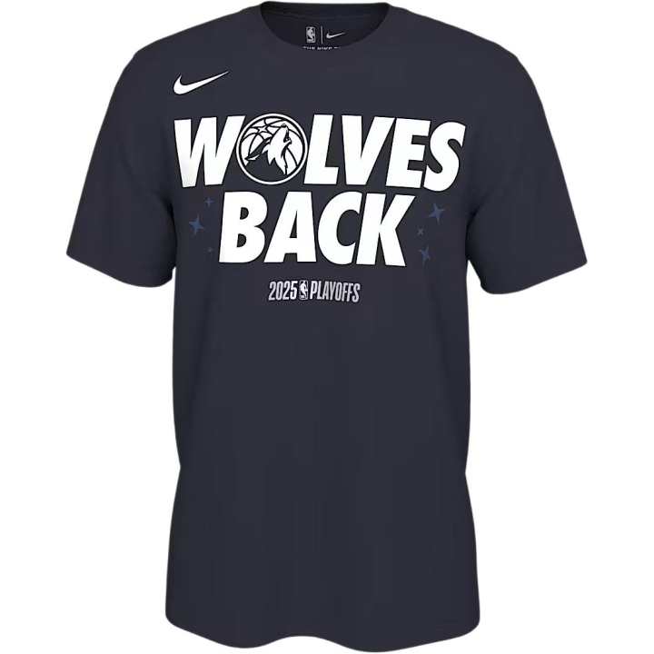 Jordan Nike Minnesota Timberwolves Playoff Mantra 2025 Men's Nike Nba T Shirt