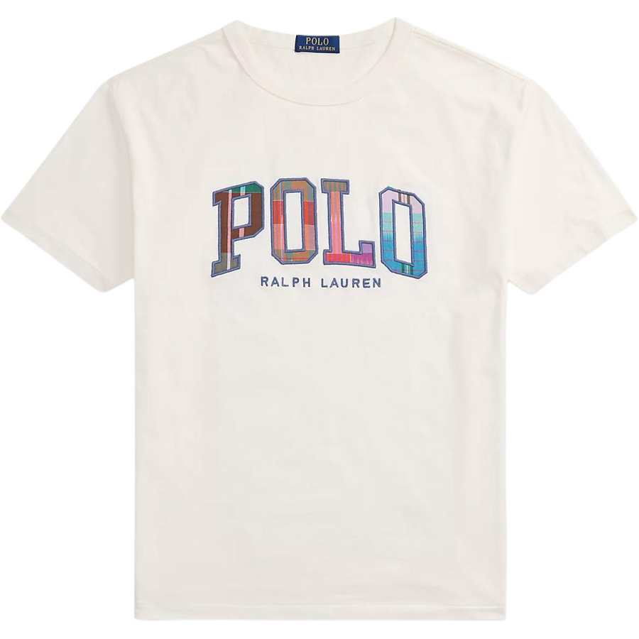 Polo Ralph Lauren Madras logo-print cotton T-shirt