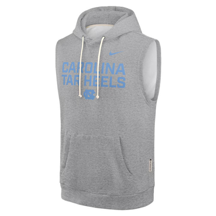Jordan Jordan North Carolina Sideline Men's Jordan Brand Dri-FIT College Sleeveless Pullover Hoodie