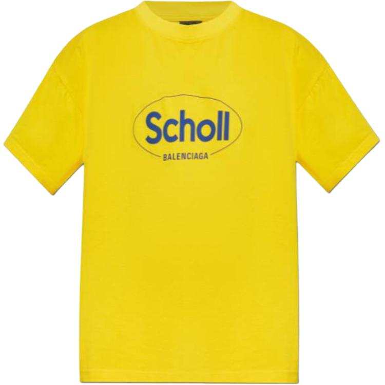 Balenciaga T Shirt Men's Yellow