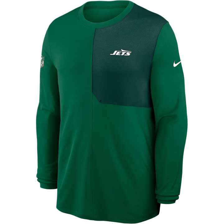 Nike Nike New York Jets Sideline Coach Men's Nike Dri-FIT Nfl Long-Sleeve Top