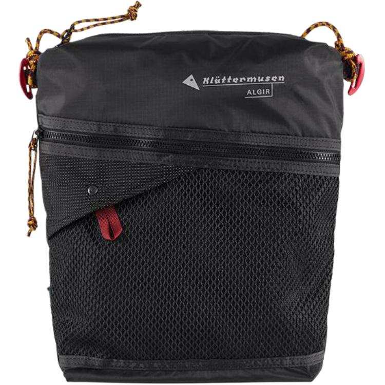 Klattermusen Shoulder Bag, Crossbody Bag, Outdoor Bag Recycled Nylon Black Unisex