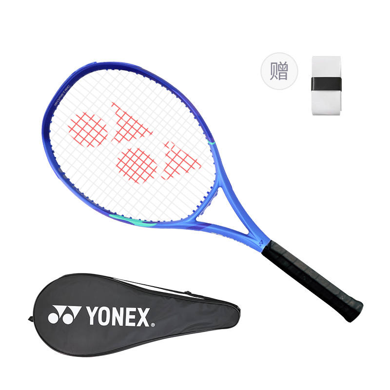 YONEX 08EZAGC G2 Approx. 260g Racket Weight 100 Square Inches Head Size Royal Blue Unisex Tennis Rackets