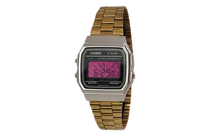 CASIO CASIO Custom Collection Quartz Movement Stainless Steel Strap Watch Men's Watches Black Dial