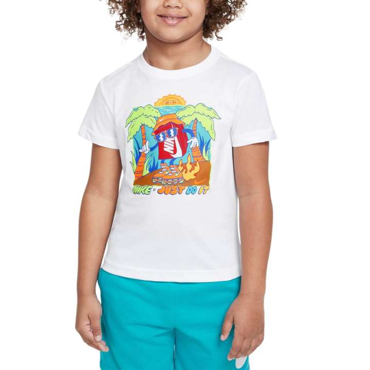 Nike Nike T Shirt 100 White Children Aged 3 7 Years Old