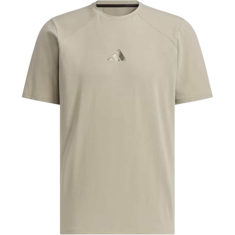 Adidas Adidas Clothing T Shirts Men's Taupe Crew Neck