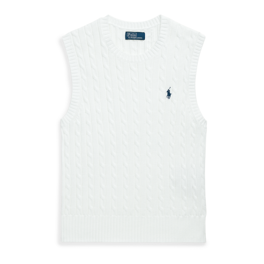 Polo Ralph Lauren Tank Top Straight Fit Version Women's White