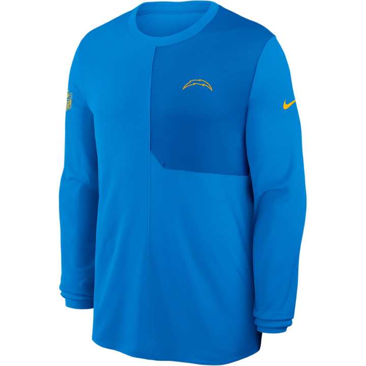 Nike Nike Los Angeles Chargers Sideline Coach Men's Nike Dri-FIT Nfl Long-Sleeve Top