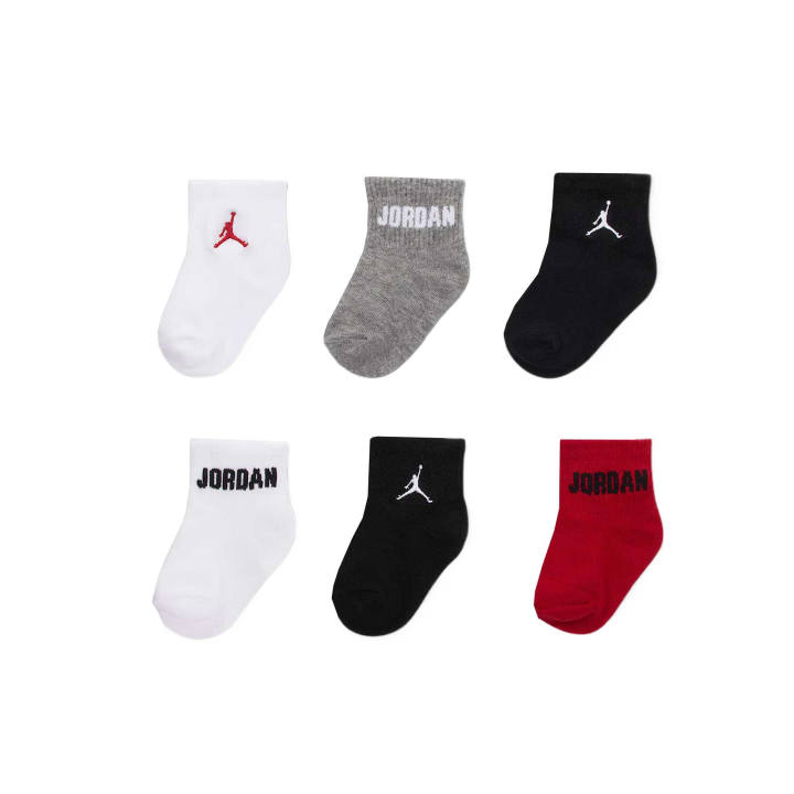 Jordan Jordan SS25 Socks 6 Pack Infant And Toddler